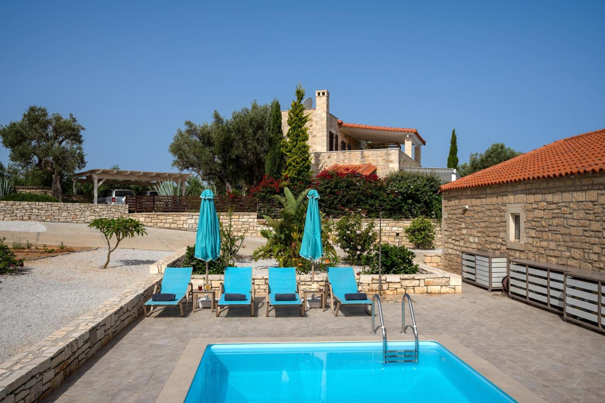 Villa Vasiliki Private Pool Erfoi Ngoại thất bức ảnh