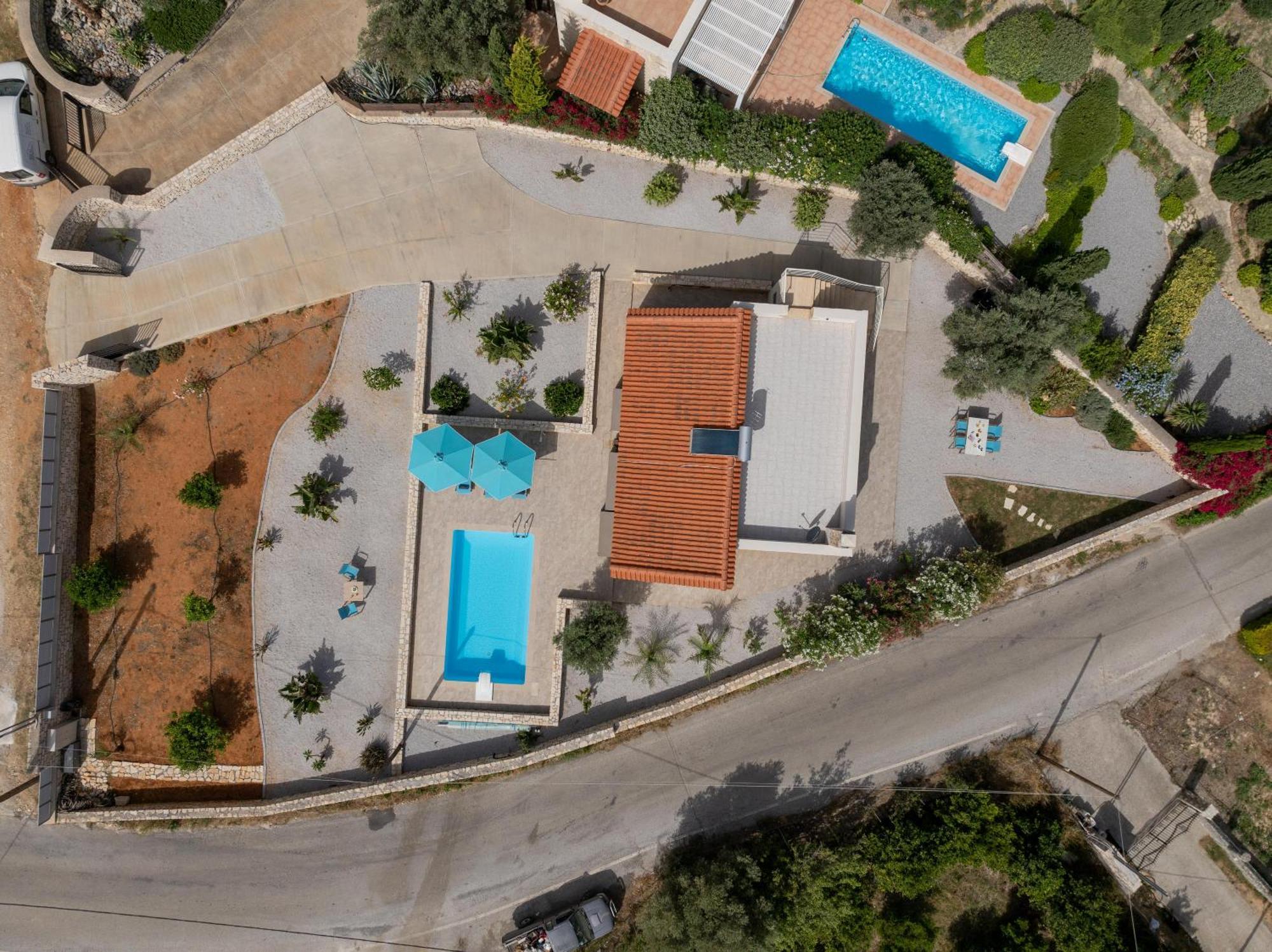 Villa Vasiliki Private Pool Erfoi Ngoại thất bức ảnh